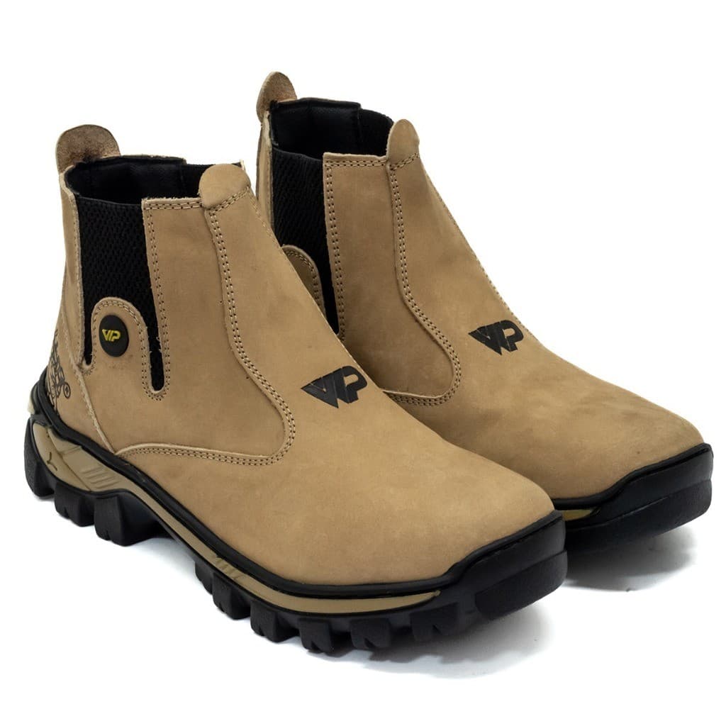 Botina bota WP Couro Nobuck Original Todos os Dias Perfeita