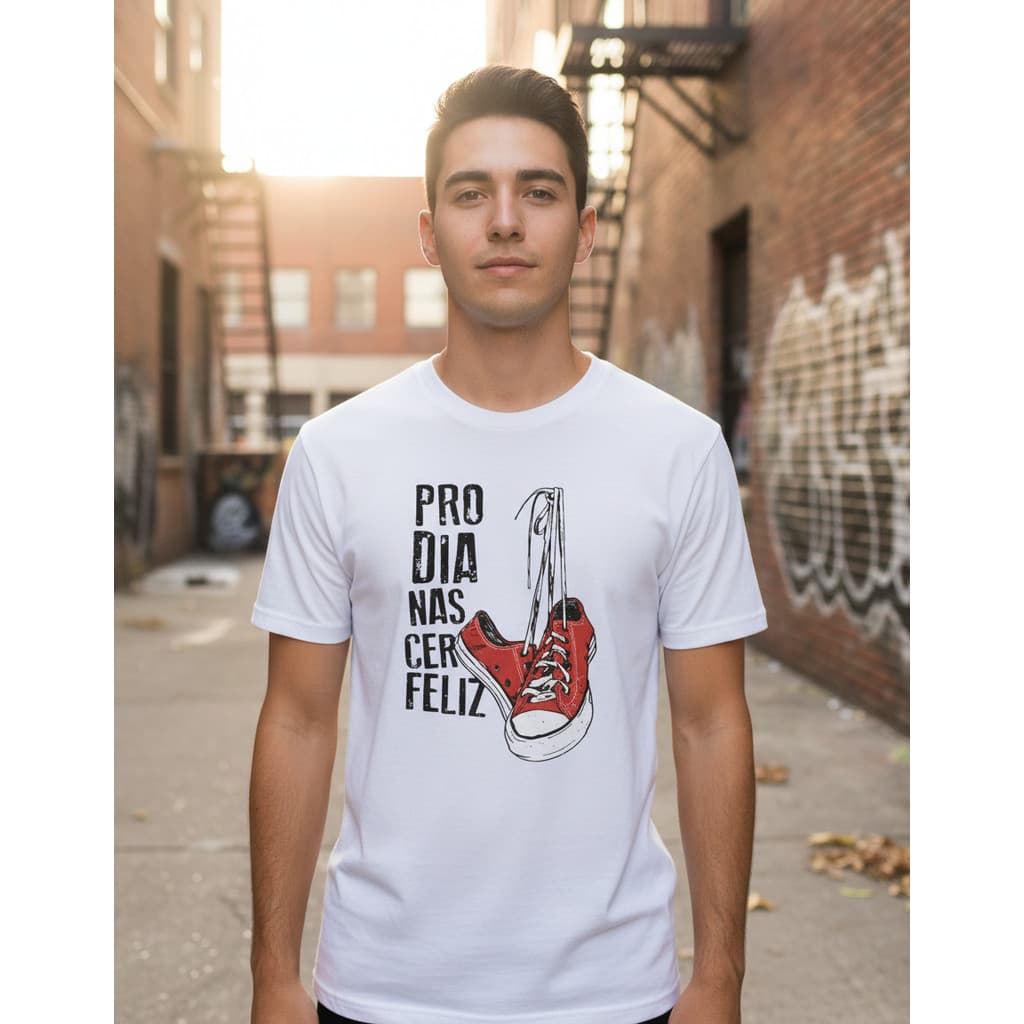 Camisa 100% Algodão Camiseta Cazuza Pro Dia Nascer Feliz