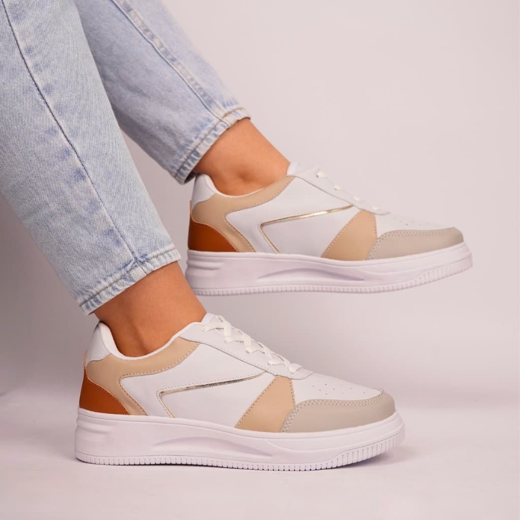Tenis Feminino Estiloso Casual Sola Macia