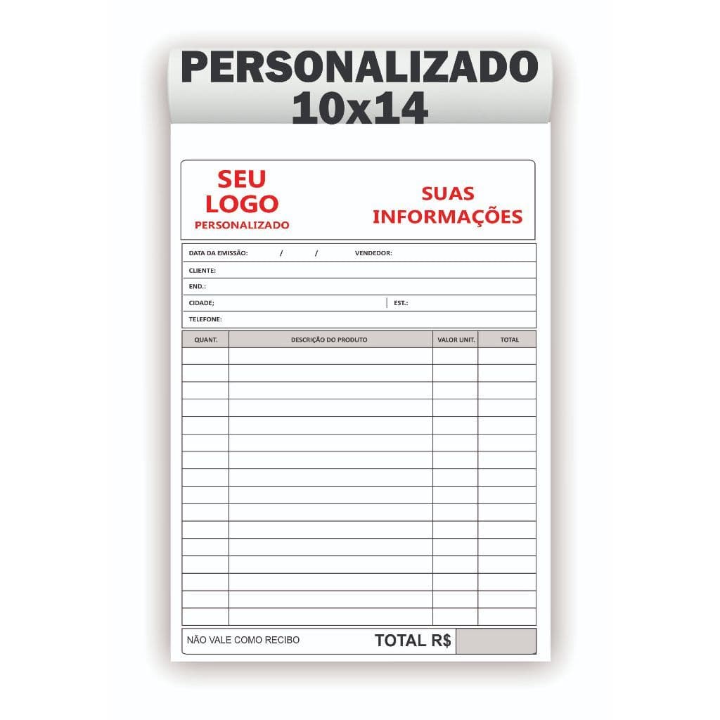 Blocos Personalizado 10x14cm, 100folhas cada bloco,Papelaria Anotações Blocos de notas