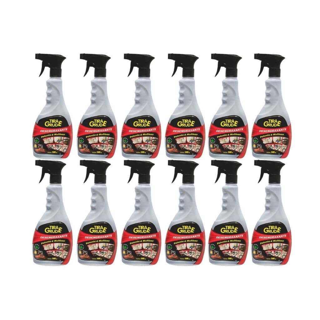 12 Tira Grude Desengraxante Spray Quimatic Tapmatic FD1 500ml Removedor Graxa Multiuso Profissional