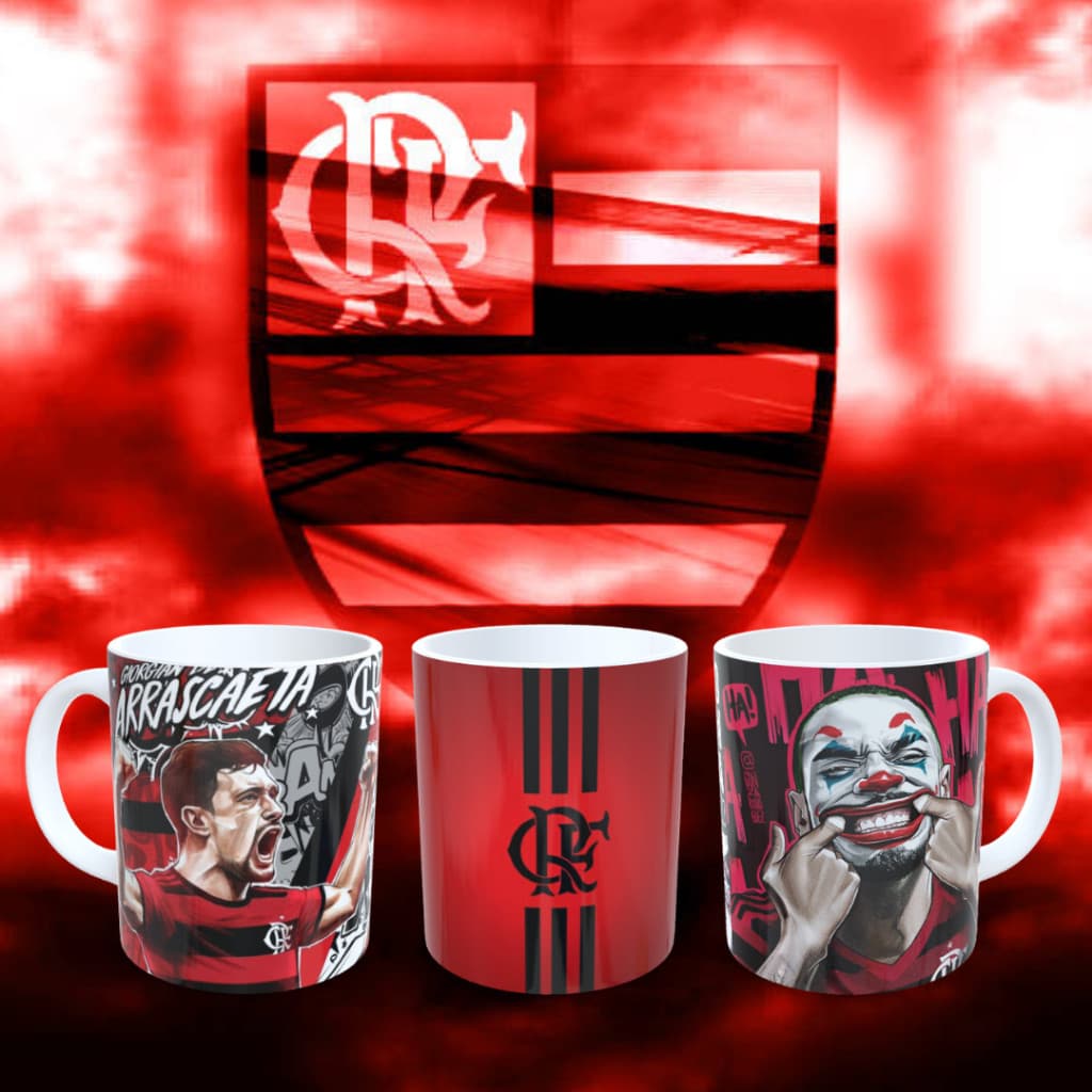Caneca do Rubro Negro! Perfeita Para Quem Ama o Mengão! Vários Modelos! Envio em 24 horas!