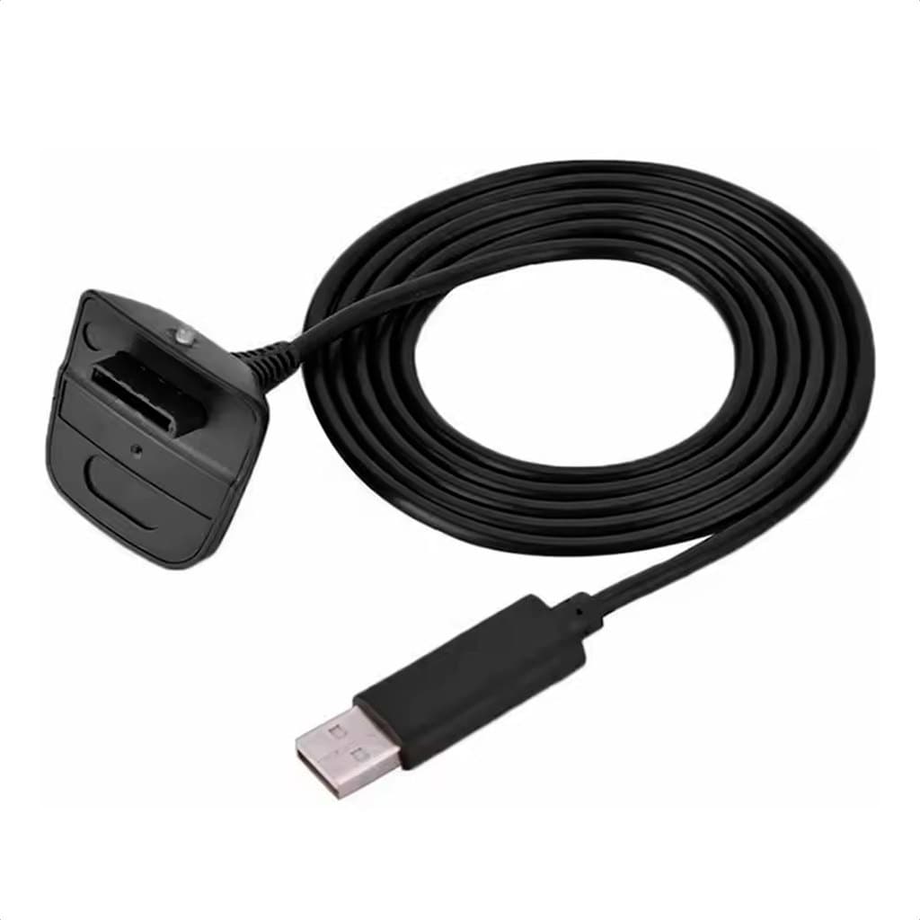 Cabo USB Premium Compatível Para Controle Xbox 360 1.5 Metros