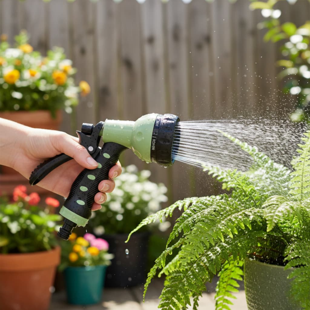 Pistola de Irrigação Apdaptador Esguicho Para Mangueira Borracha Flexível Gatilho Bico Lavar Jardim