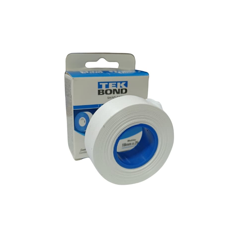 Fita Veda Rosca Branca 18mm X 25m - TekBond