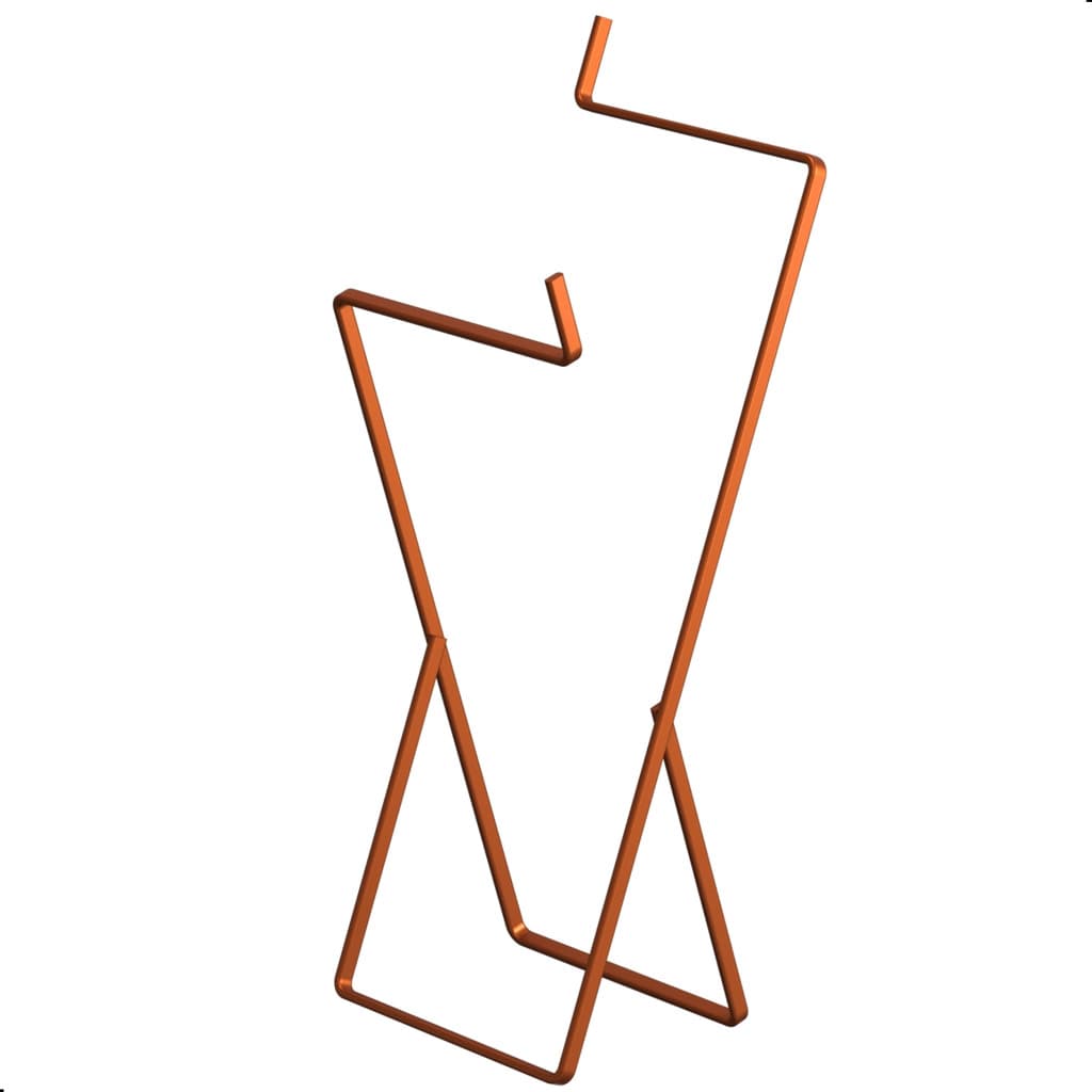 Porta Papel Higiênico Suporte de Chão Duplo Rose Gold Seul
