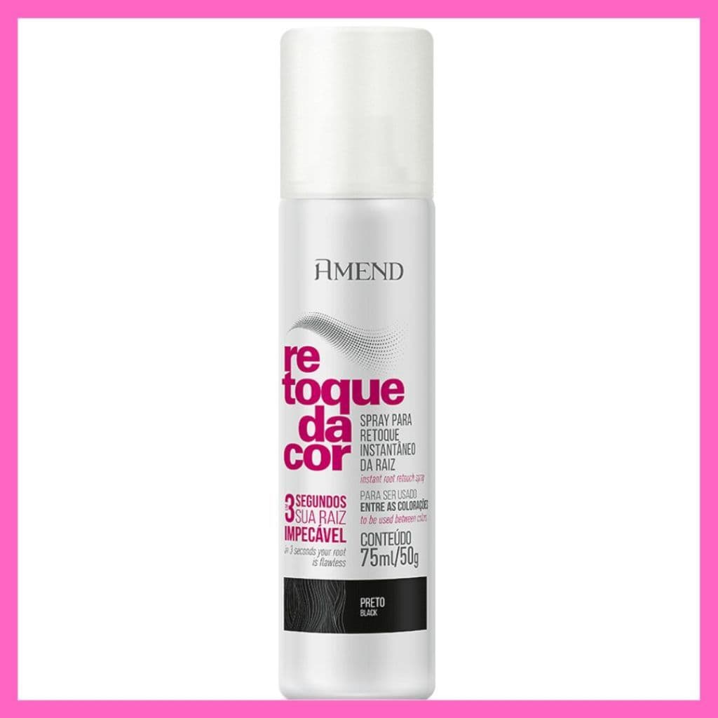 Retoque da Cor PRETO 75mL   Amend Cosméticos