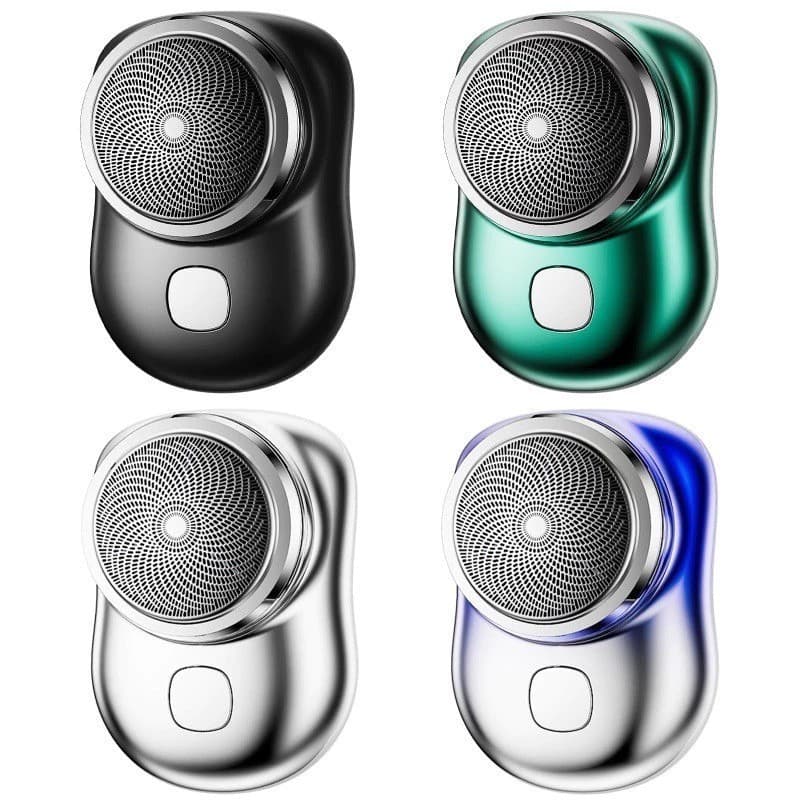 Mini Barbeador Elétrico Portátil Tipo c Aparador De Cabelo De Bolso