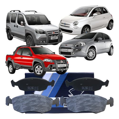 Pastilha Freio Dianteiro Syl Doblo Idea Palio Punto 1.4 1.6