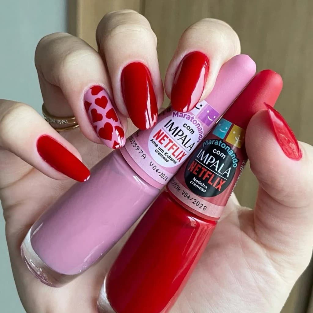 Kit 2 Esmaltes Netflix Impala Unhas Manicure - Ama um K-drama e Netinha
