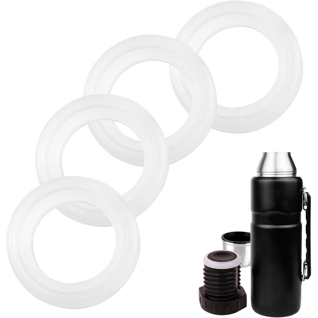 Juntas de Silicone de Substituição Compatíveis com Garrafa Térmica THERMOS Stainless King, 40 Onças, Pacote com 4 Selos