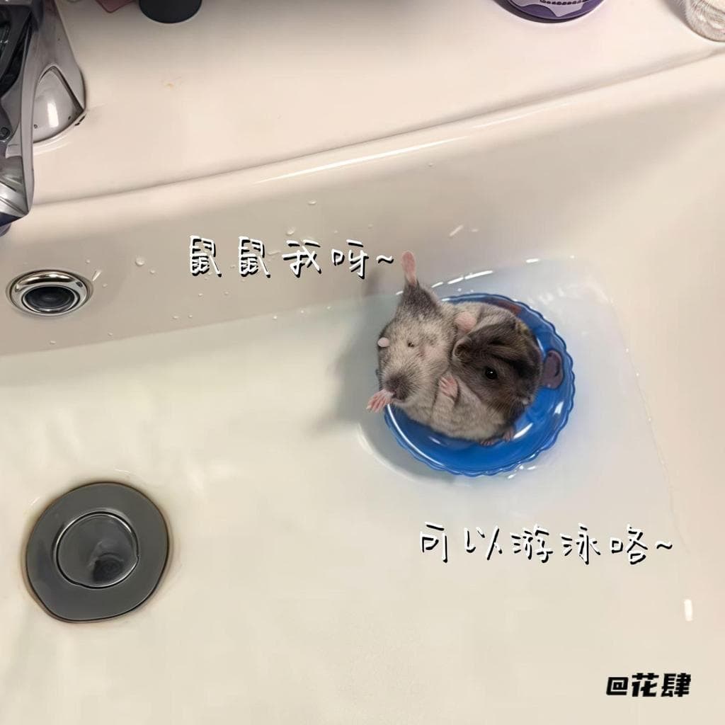 Anel de natação para Hamster pequeno, animais de estimação pequenos, uso de tartaruga, brinquedos de pássaros, decoração