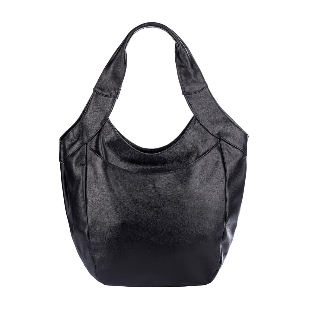 Bolsa saco grande de couro liso Cíntia