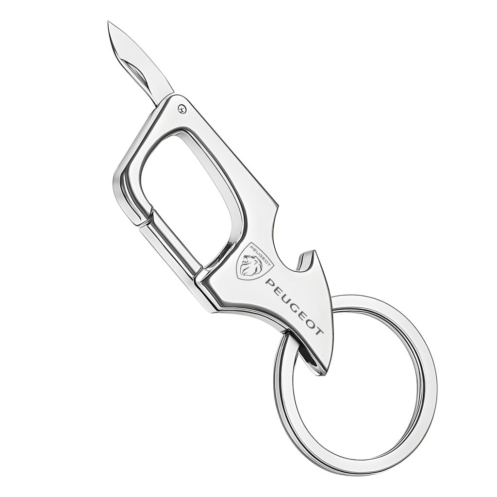 Chaveiro Para Peugeot Abridor De Garrafa Metálico - Z