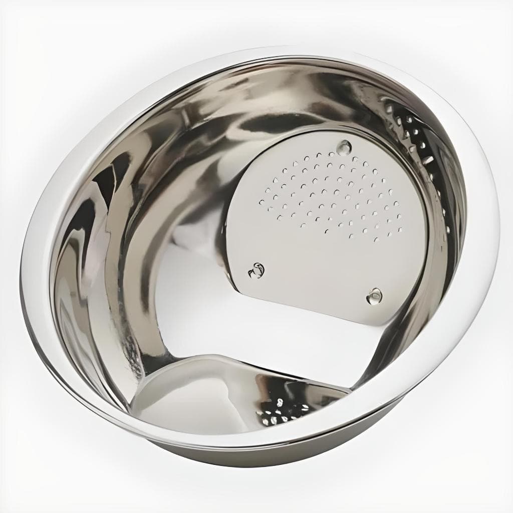 Escorredor Inox Multiuso Arroz Frutas Legumes