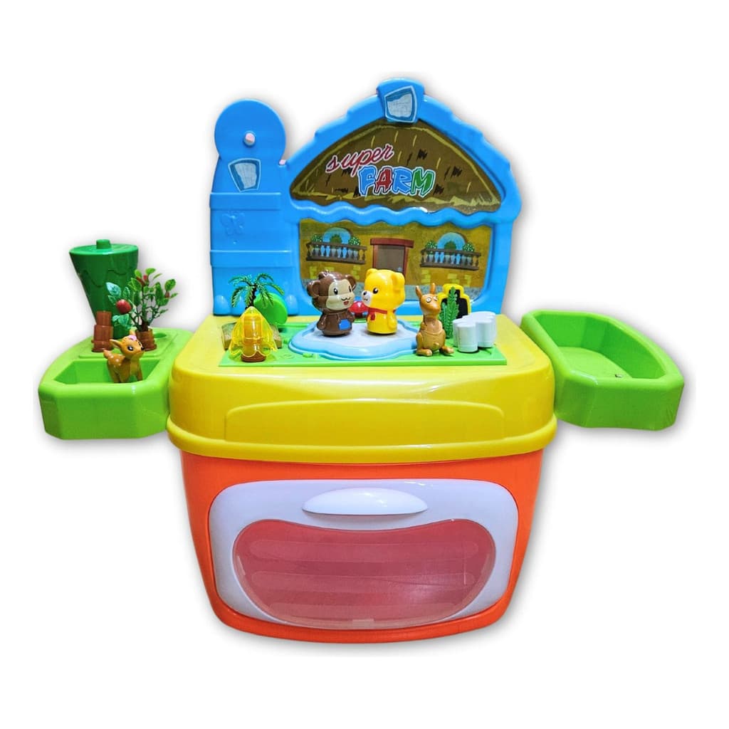 Fazendinha Musical Infantil Educativa - Estimula a Percepção com Som e Luz