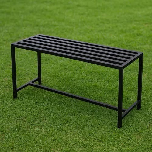 Banco Industrial em Aço Reforçado 100x30x48cm – Jardim e Sala de Espera