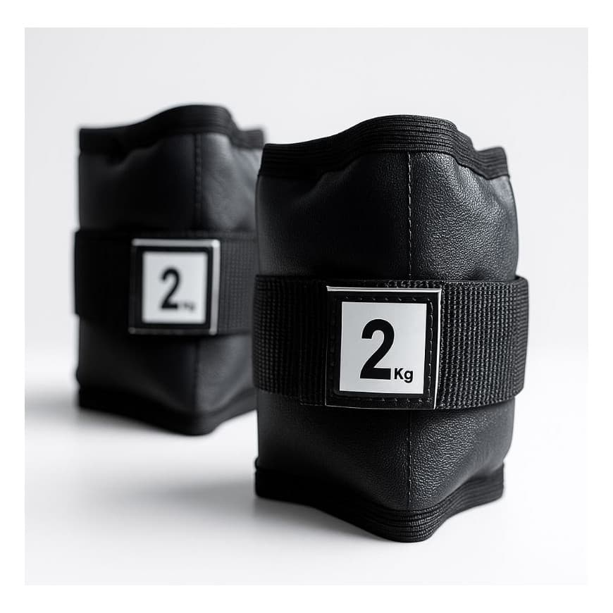 Tornozeleira 2kg Par Caneleira Profissional Fitness
