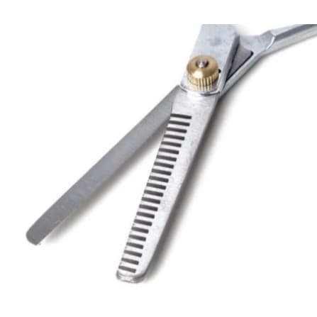 Tesoura para cortar cabelo fio a  desbastadora para barbeador e cabelereiro - salão