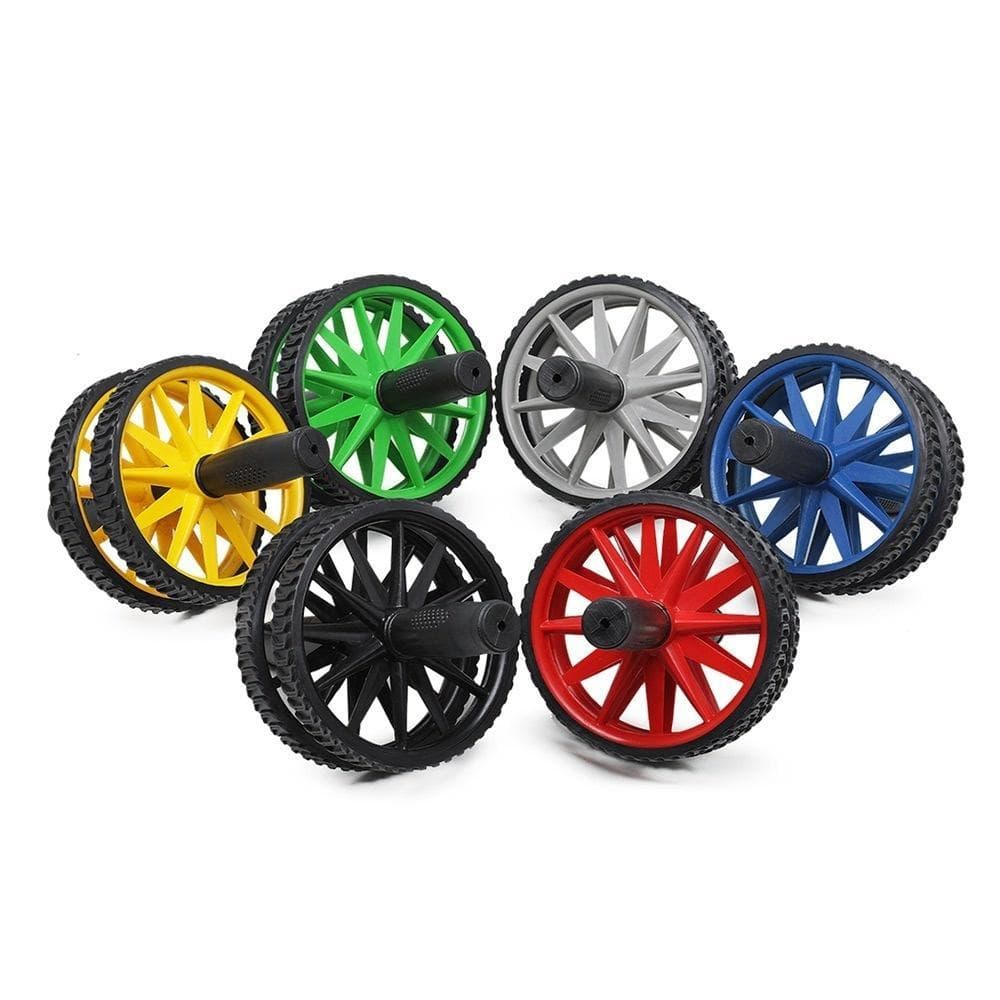 Roda Rolo Abdominal Exercício Fitness com Pegada Anatômica Estável para Treino Core e Abdômen