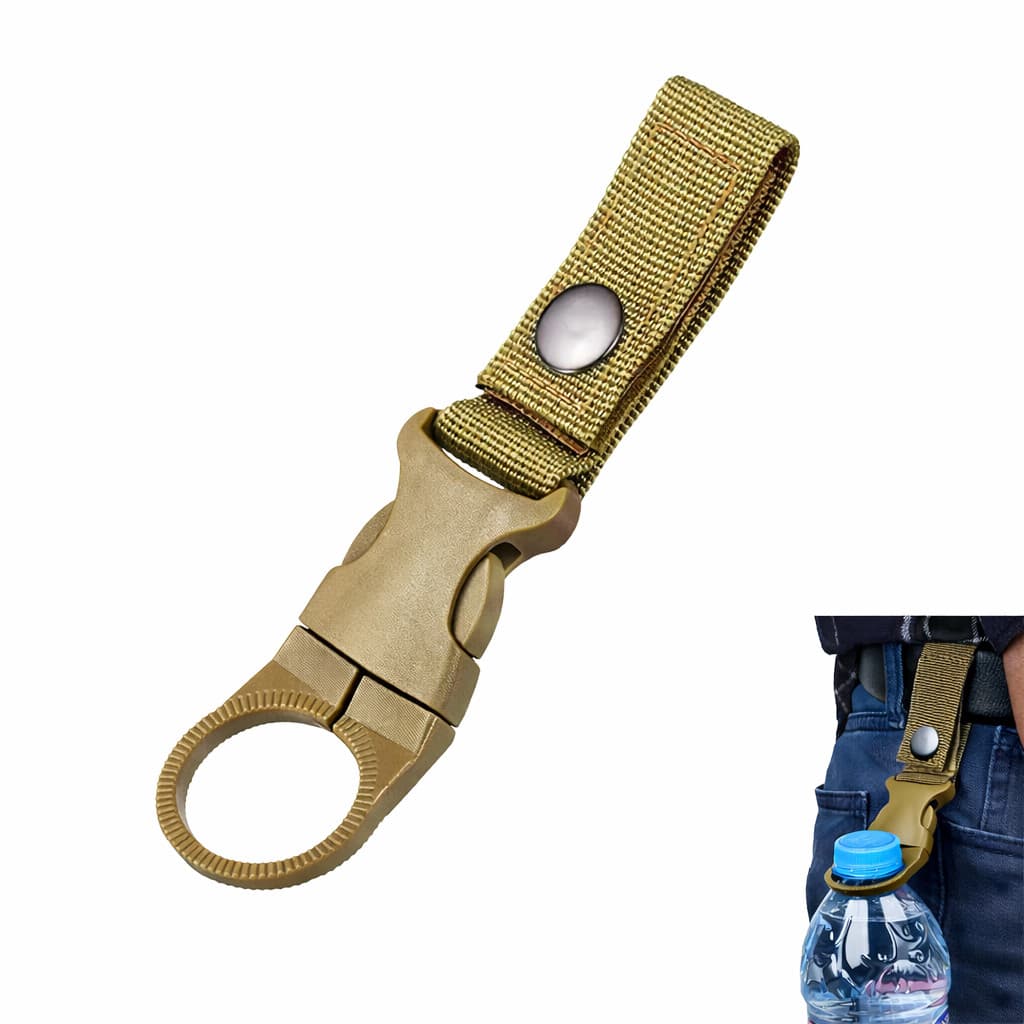 Suporte Porta Garrafa, Cantil e Squeeze Sistema MOLLE Acampamento Tático Campimg