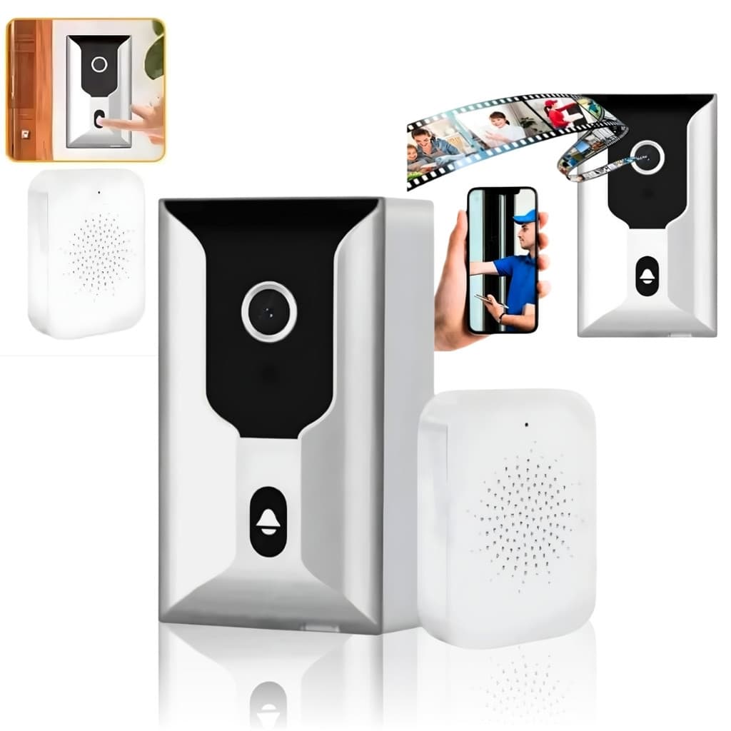 Campainha Inteligente com Câmera Monitoramento pelo App