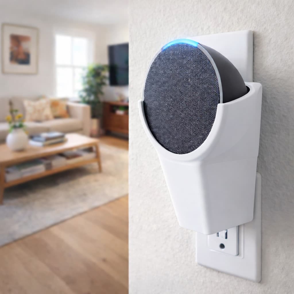 Suporte para Alexa Echo Pop Amazon de Tomada saida de Luz (em Impressão 3D)