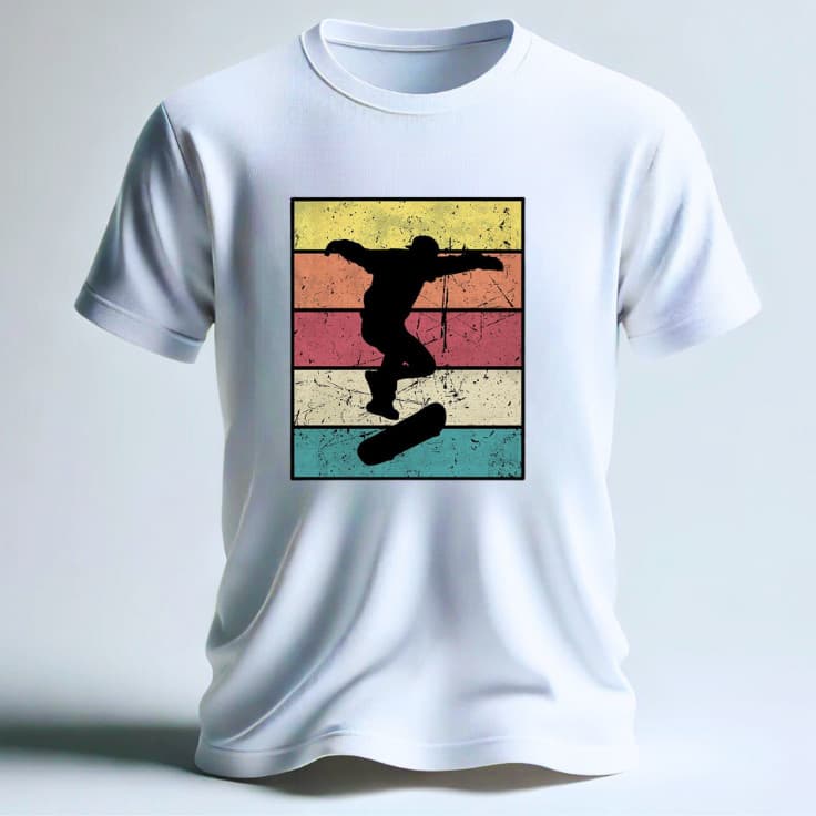 Camiseta Estampada Unissex Skate