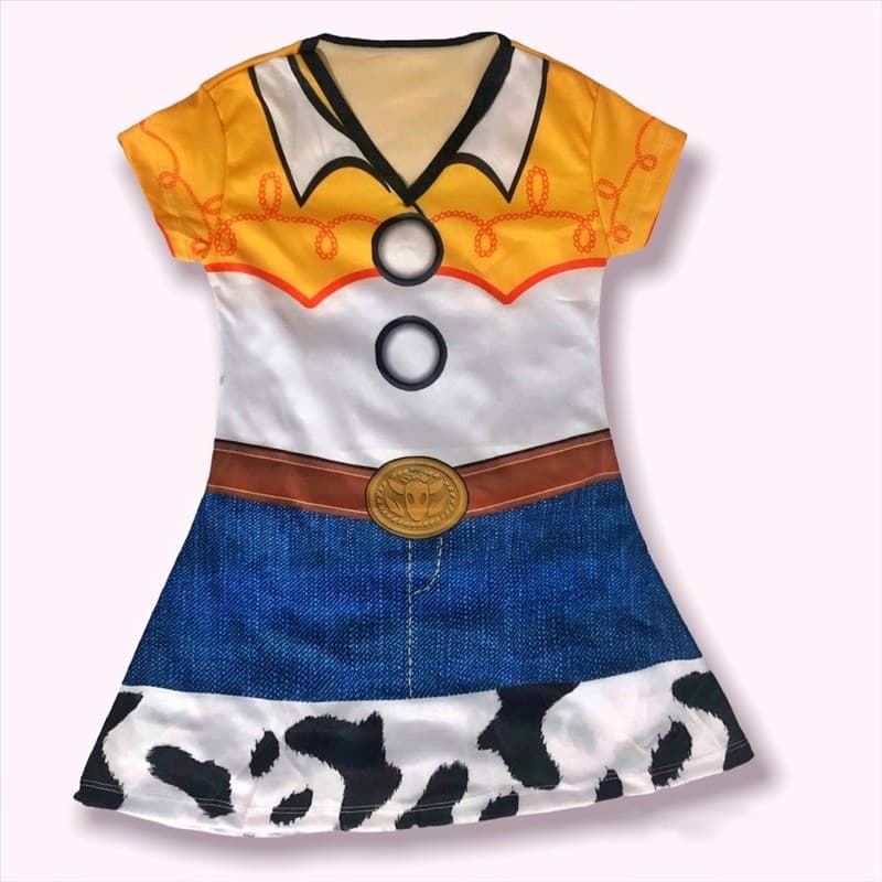 Fantasia Temática Jessie Infantil Feminina Princesa Barato Menina Promoção