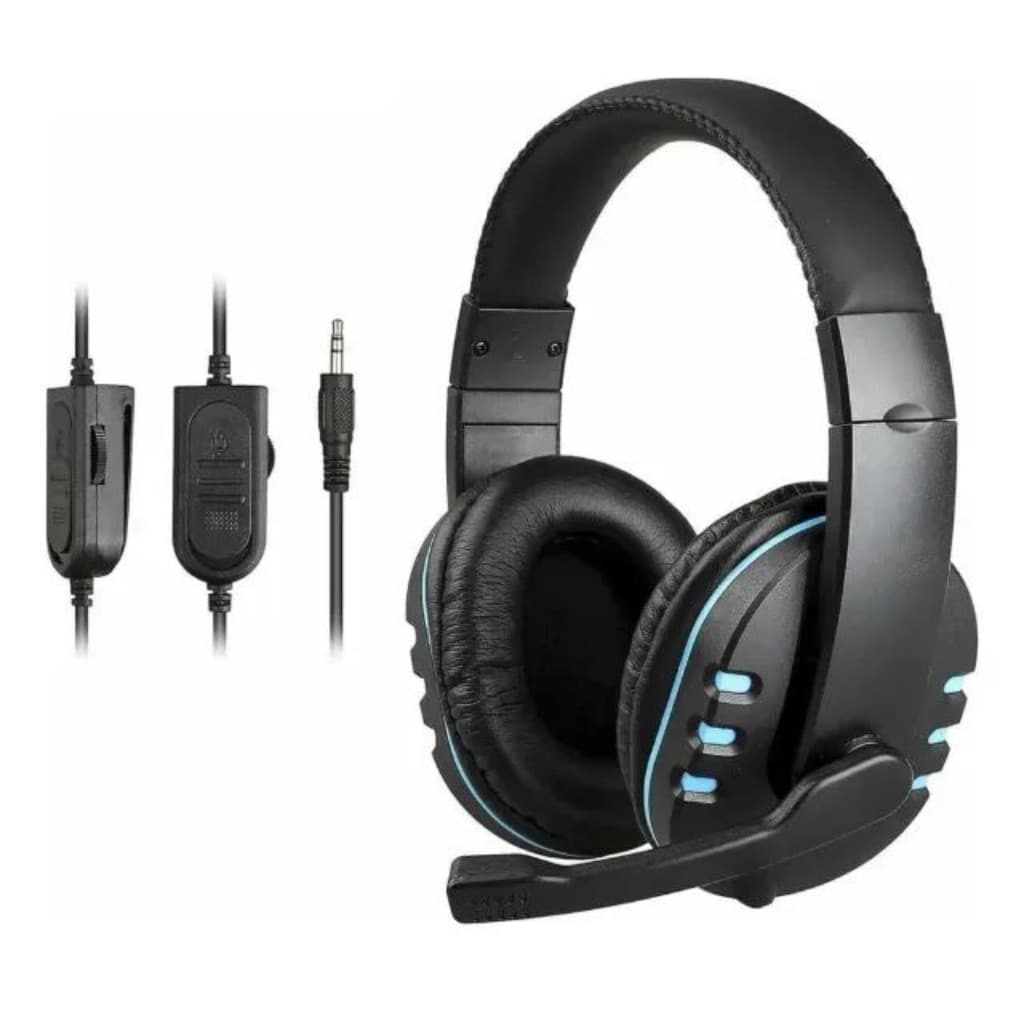 Headset Gamer Lehmox LEF-1020 com Microfone para PS4 PC Xbox P2 3.5mm