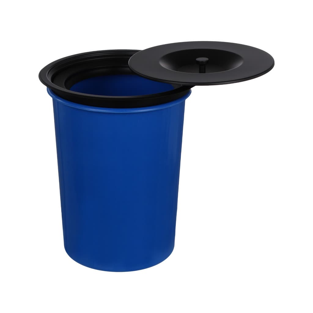 Lixeira de Embutir Cozinha 8L Inox Preta Black Pia Bancada Luxo Praticidade