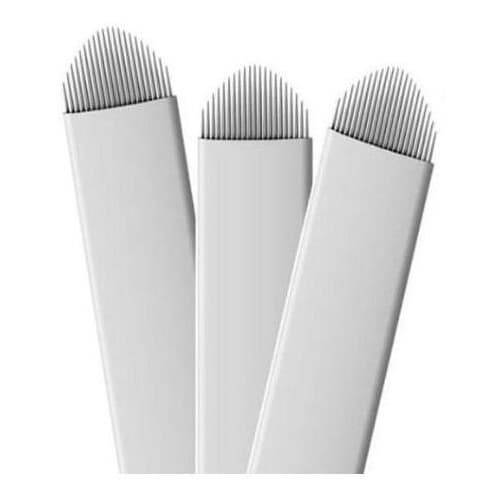 Lâminas Microblading Flex Tebori Profissional 0,25mm Kit 25u