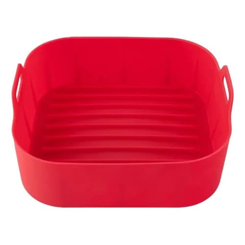 Forma De Silicone Airfryer 16cm Antiaderente Reutilizável