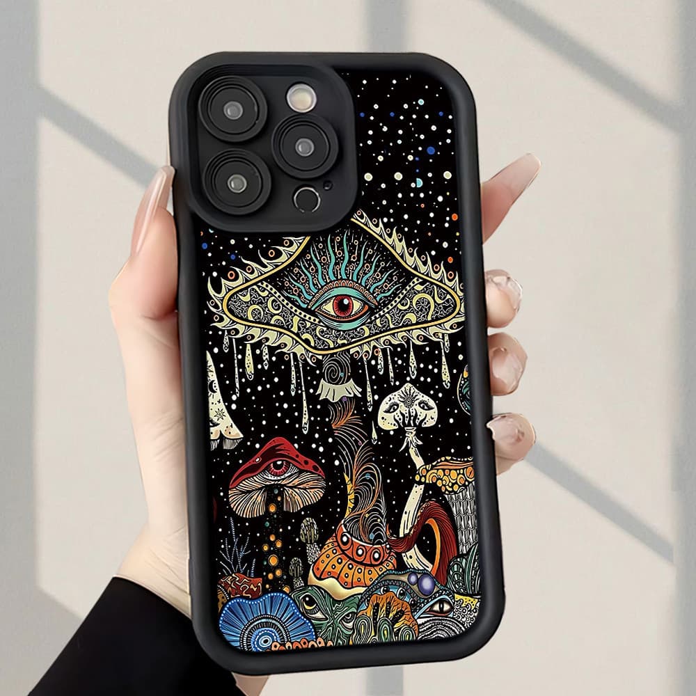 Capinha Capa Anti-impacto iPhone xr 11 12 13 14 15 16 17 PRO MAX 17 Caso Minimalista silicone normal Fosco