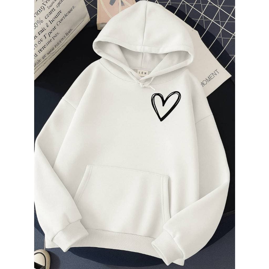 Moletom Feminino Fofo Moletom De Cora莽茫o Feminino Casaco Feminino