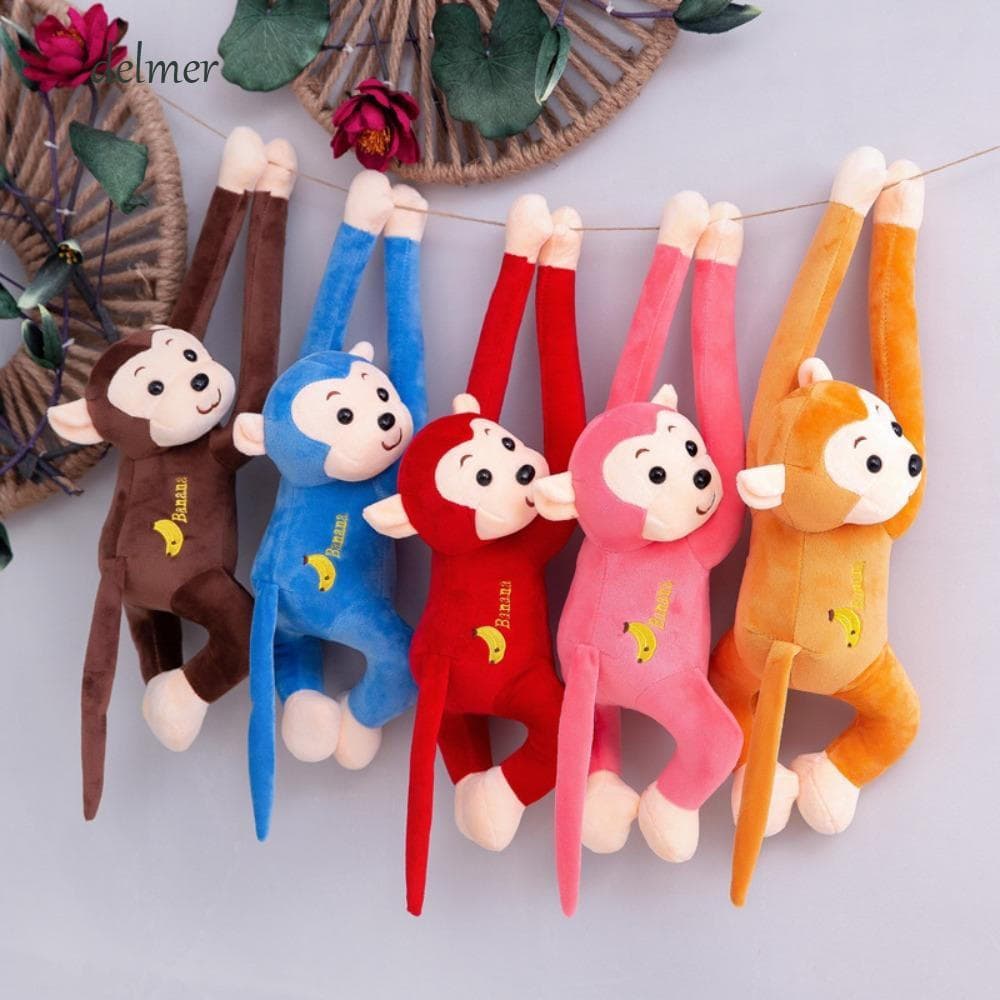 DELMER Brinquedo De Pelúcia De Macaco Pendurado , Boneca De Braço Longo Animal Macio , 45/55/65 Cm