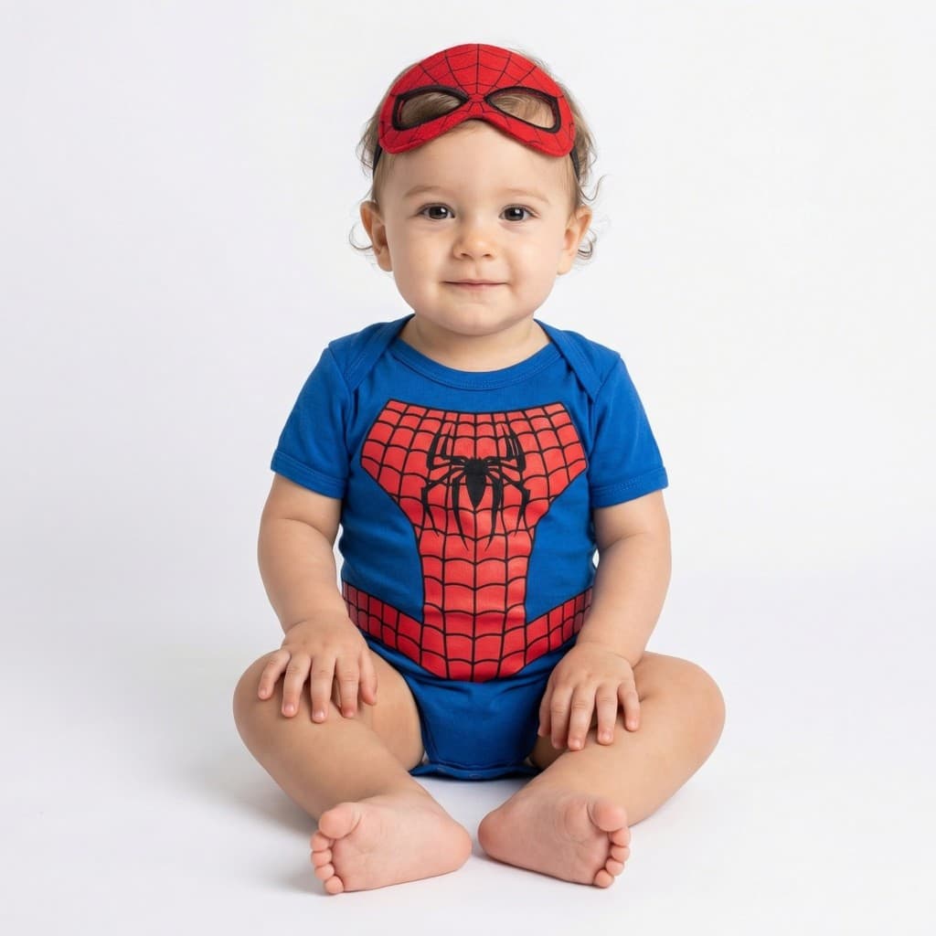 Roupa de Bebê Homem Aranha Body Menino Recém Nascido    Mesversario Temático  Envio Rápido Barato Promoção