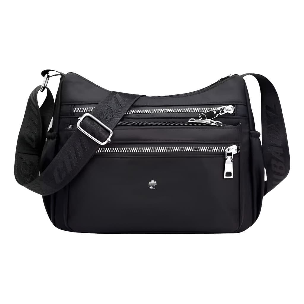 Bolsa Feminina Grande Transversal Impermeável Nylon Premium