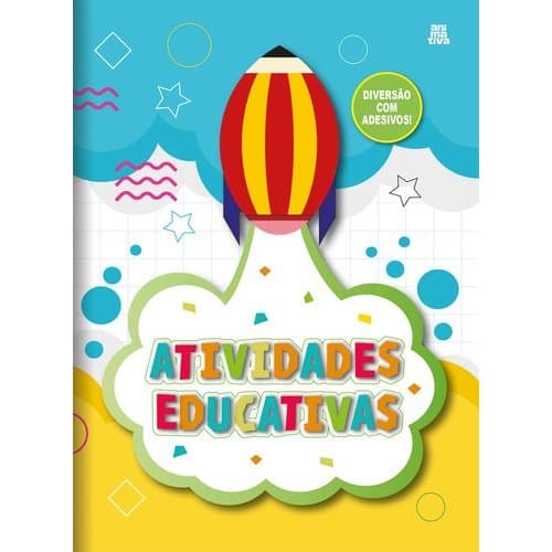 Caderno Atividades Educativas Infantil 16 Folhas Desenvolvimento Aprendizado Interativo