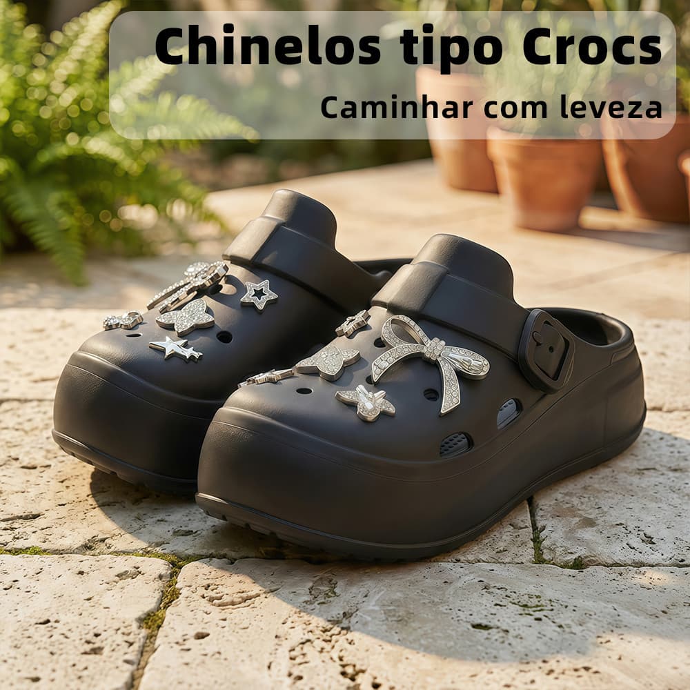 Sapatos buracos mulheres bag toe anticolisão praia não fede pés chinelos fechados anti-deslizamento plataforma gruesa