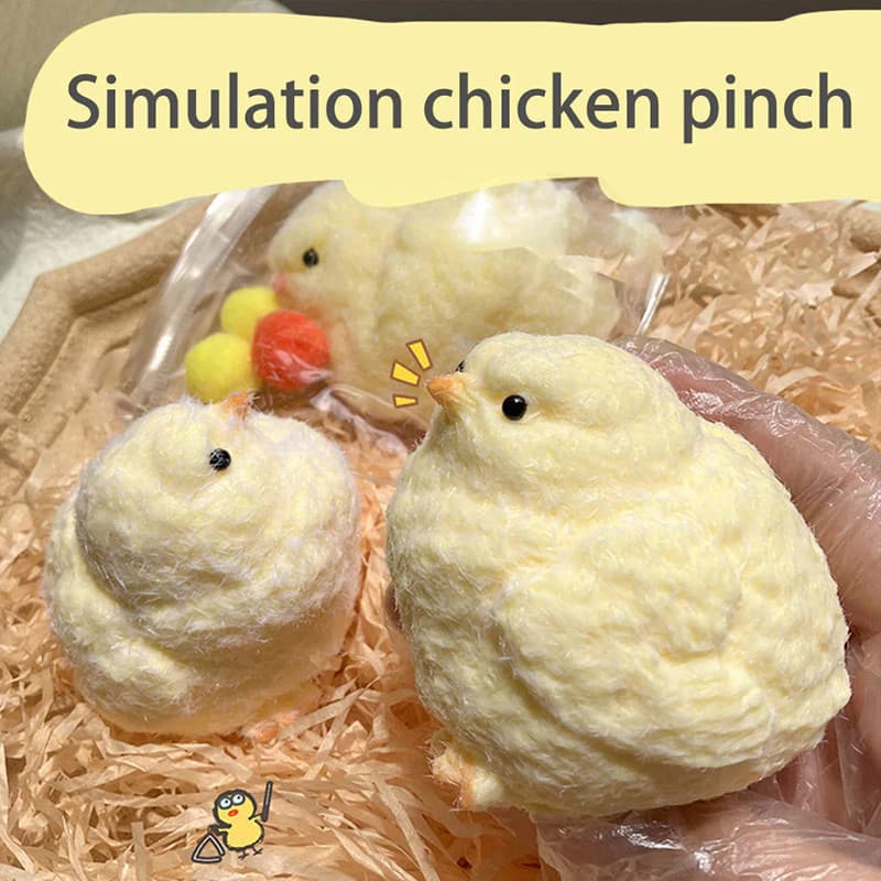 Brinquedo De Descompressão Taba Squishy Handmade TRP Chick , Pintinho Amarelo