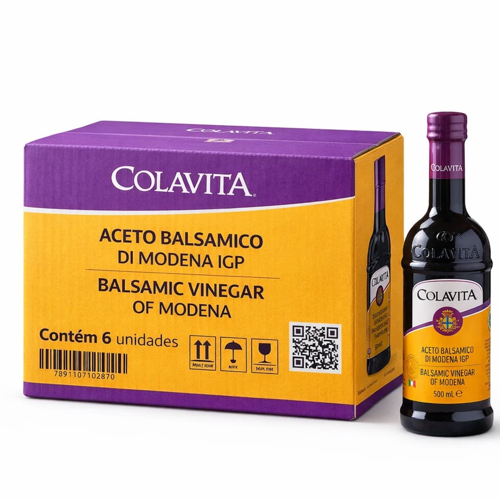 Kit 6 Vinagre Balsâmico de Modena COLAVITA 500ml