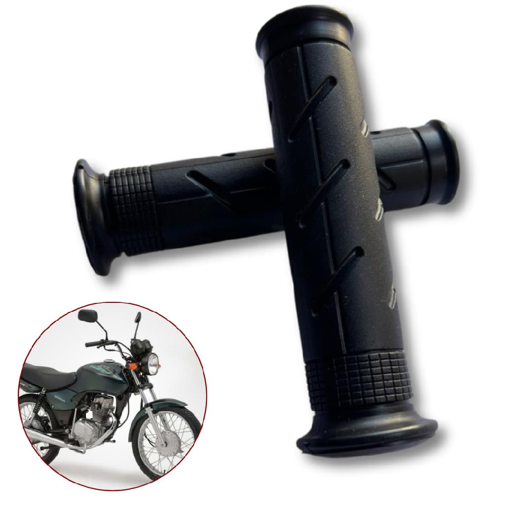 Manopla Moto Luva Cg Titan 99 2000 150 Fan 125 Preto