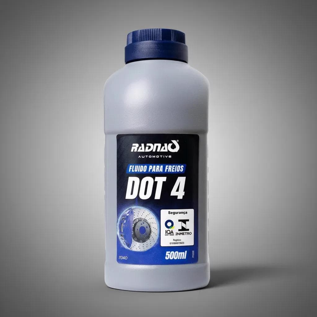 Fluido De Freio DOT 4 Radnaq 500 Ml Alta Performance