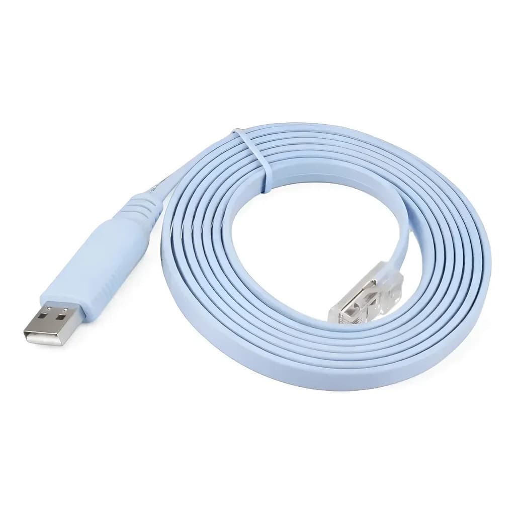 Cabo Console Usb Para Rj45 Azul 1,80 Metros.