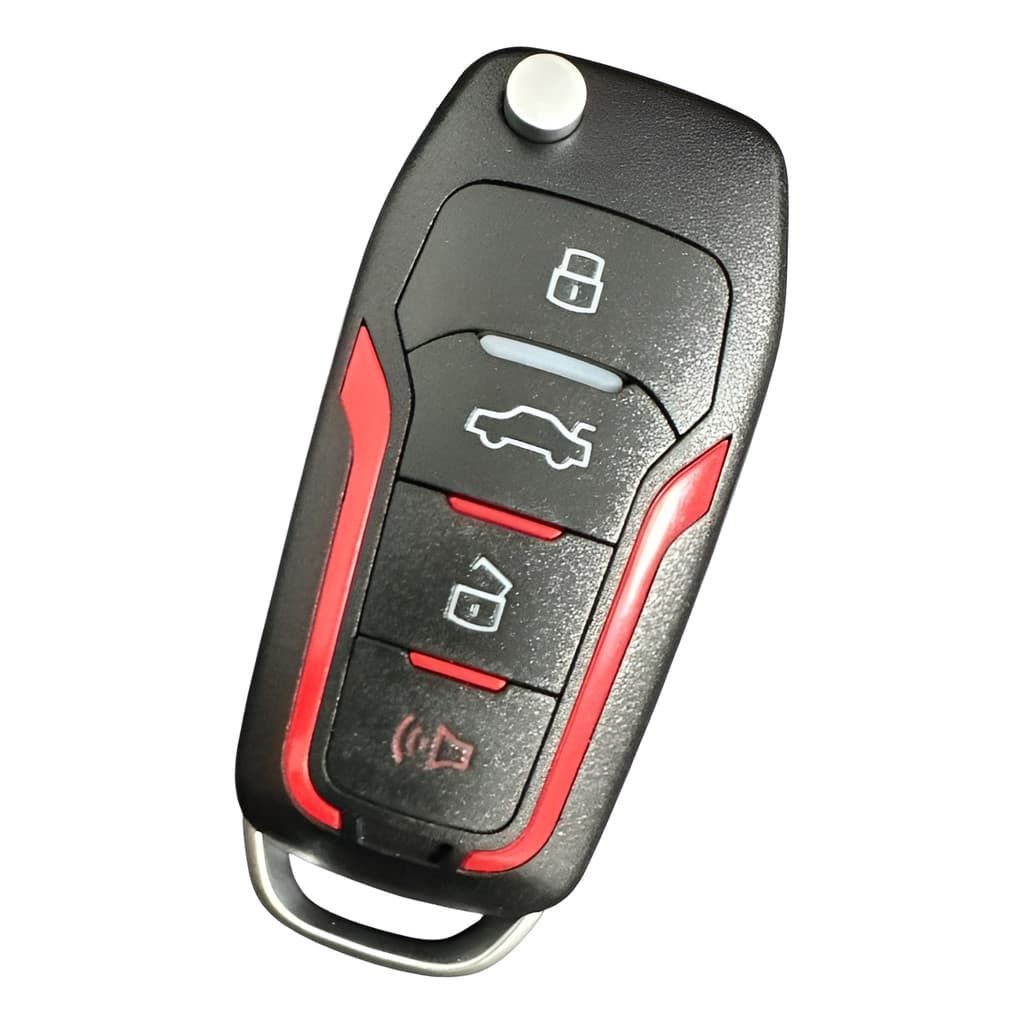 Chave Canivete Aik C158a Modelo Fusion Ka Fiesta Vermelha