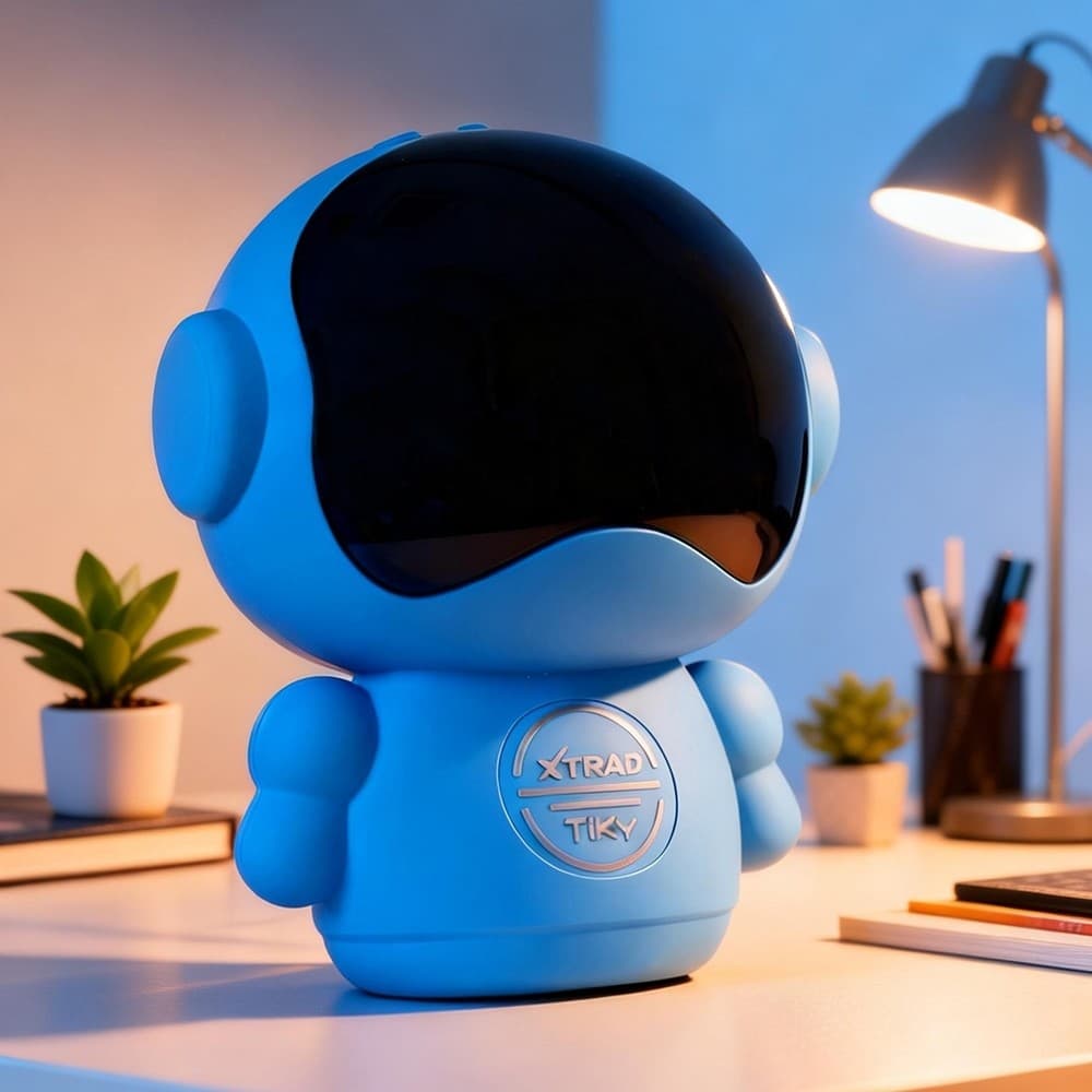 Caixa de Som Mini Portátil Bluetooth Robô Multifuncional Rádio BT FM USB TF TWS 10W Potente XDG-355