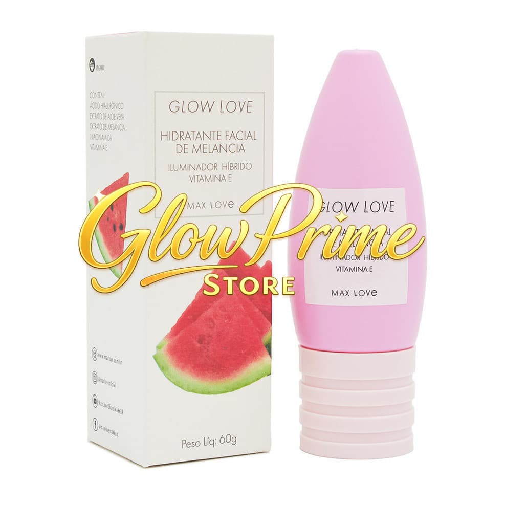 (V)Hidratante Facial Glow Love Melancia Max LoveDAXD