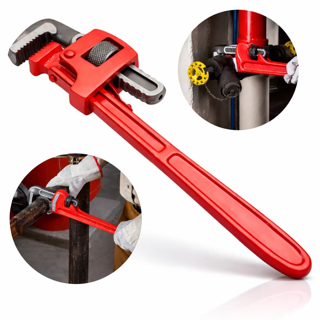 Chave De Grifo Ajustável 14 Pol. Profissional Encanamento Canos Tubo