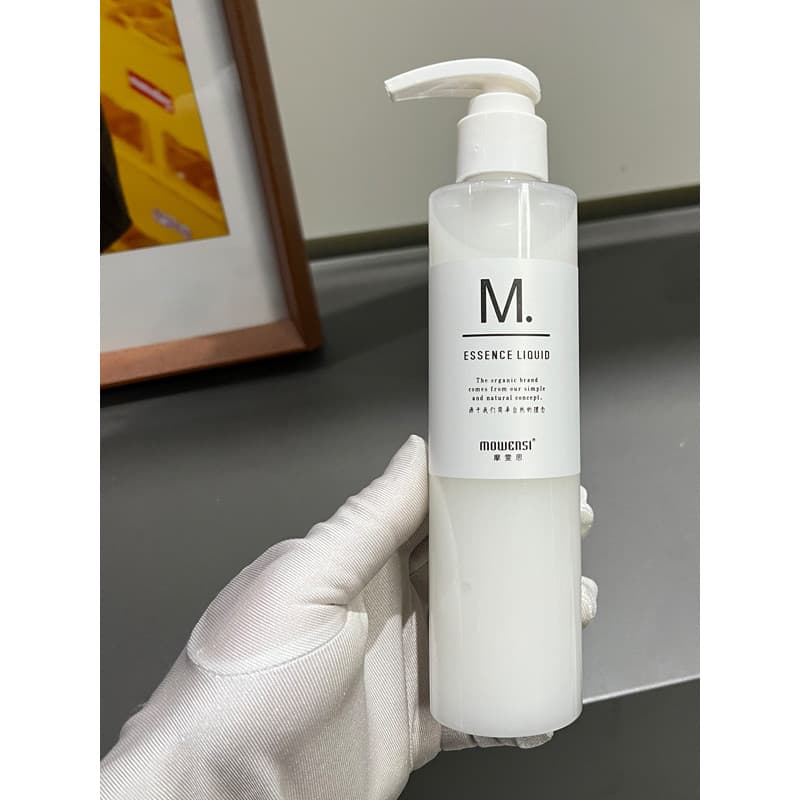 Morwinsi Loção de óleo essencial para cuidados com os cabelos brilhantes, sem enxágue, melhora o Frizz seco, cuidados co